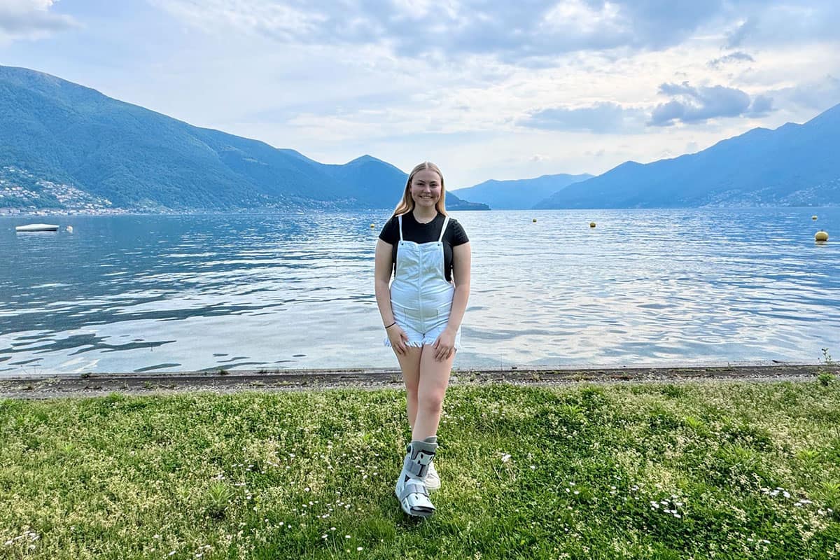 Skylar Butler recently toured Europe as one of two Embry‑Riddle students chosen for 2024 Research Abroad Grants, awarded through the university’s Office of Undergraduate Research. (Photo: Embry‑Riddle/Skylar Butler)