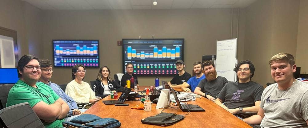 Two student teams from the Daytona Beach Campus competed in the National Centers of Academic Excellence in Cybersecurity Cyber Games this spring, with one team advancing to the national competition. (Photo: Embry‑Riddle)