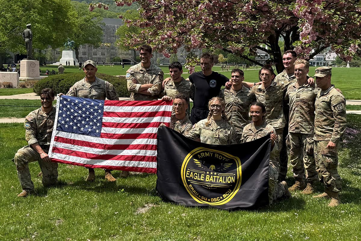 Embry‑Riddle Aeronautical University's Army ROTC program finished among the top five ROTC teams for the second consecutive year at the 2025 Sandhurst Military Skills Competition. (Photo: Embry‑Riddle/ERAU Army ROTC)