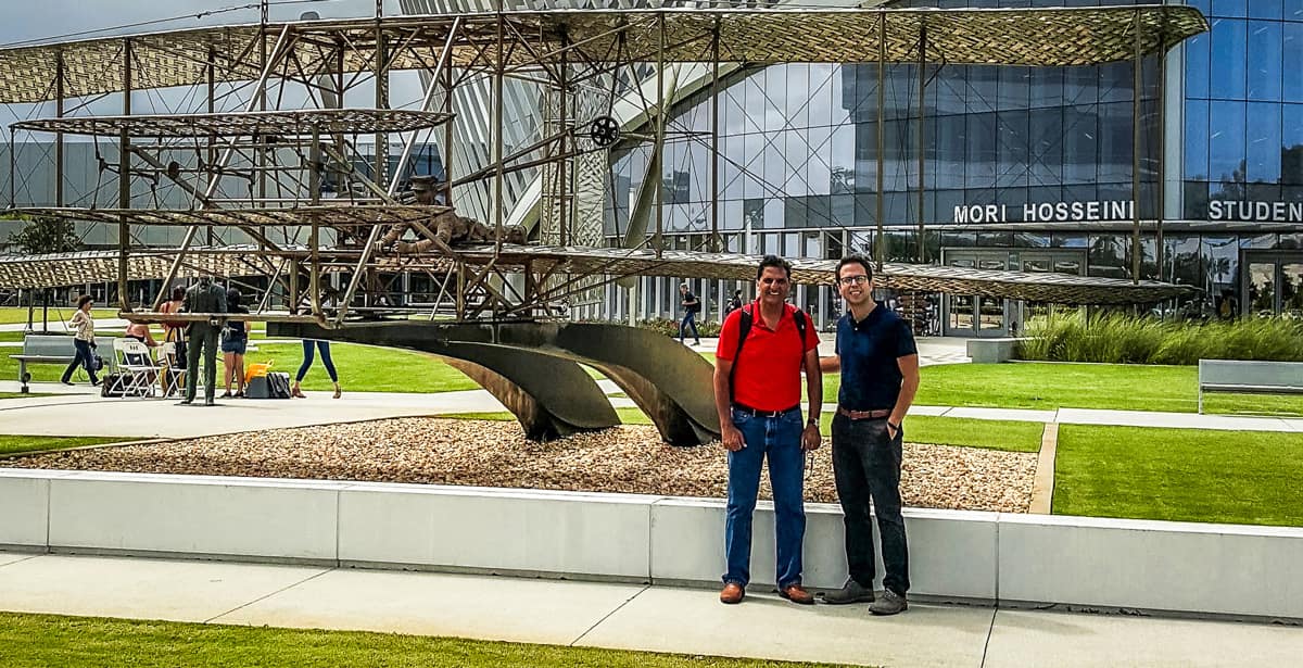 Dr. Rahul Razdan (left) has collaborated extensively with Dr. Ilhan Akbas and joined Embry‑Riddle’s Center for Aerospace Resilient Systems in October 2024 as a senior research consultant.