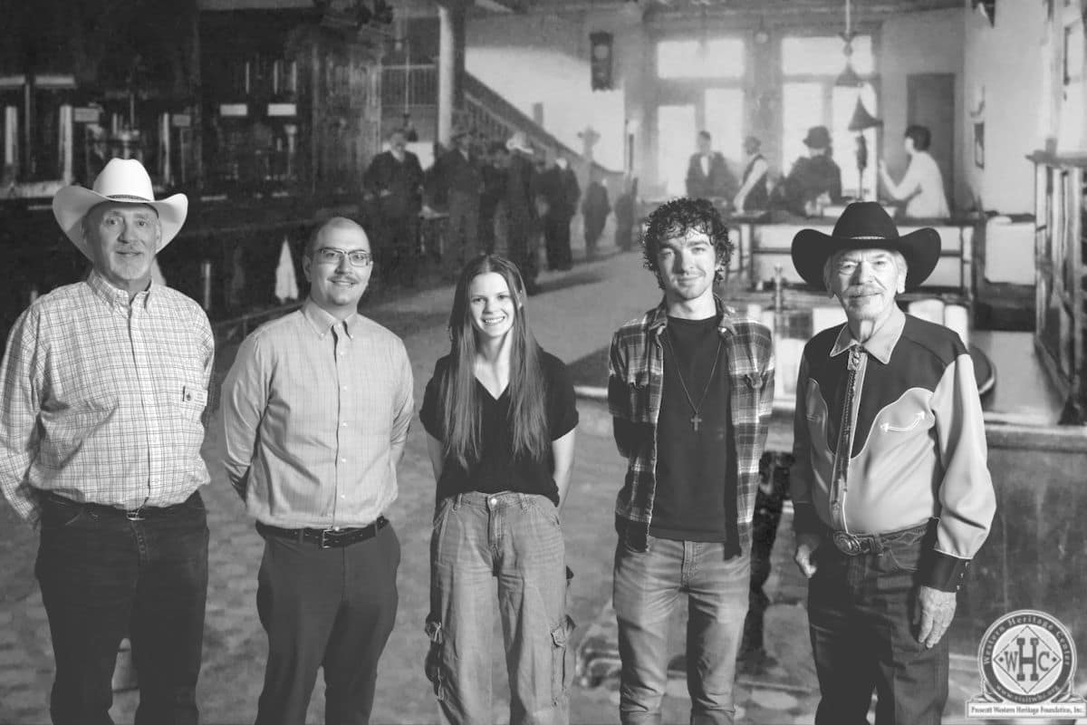 A new interactive exhibit at Prescott’s Western Heritage Center lets visitors place themselves in historic local settings — such as Arizona’s oldest saloon, The Palace — through green screen technology. (Photo: Embry‑Riddle / Western Heritage Foundation)