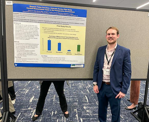 Human Factors Ph.D. student Zander Miller is focused on research in the health care industry. (Photo: Embry‑Riddle/Zander Miller) Ph.D. student Zander Miller