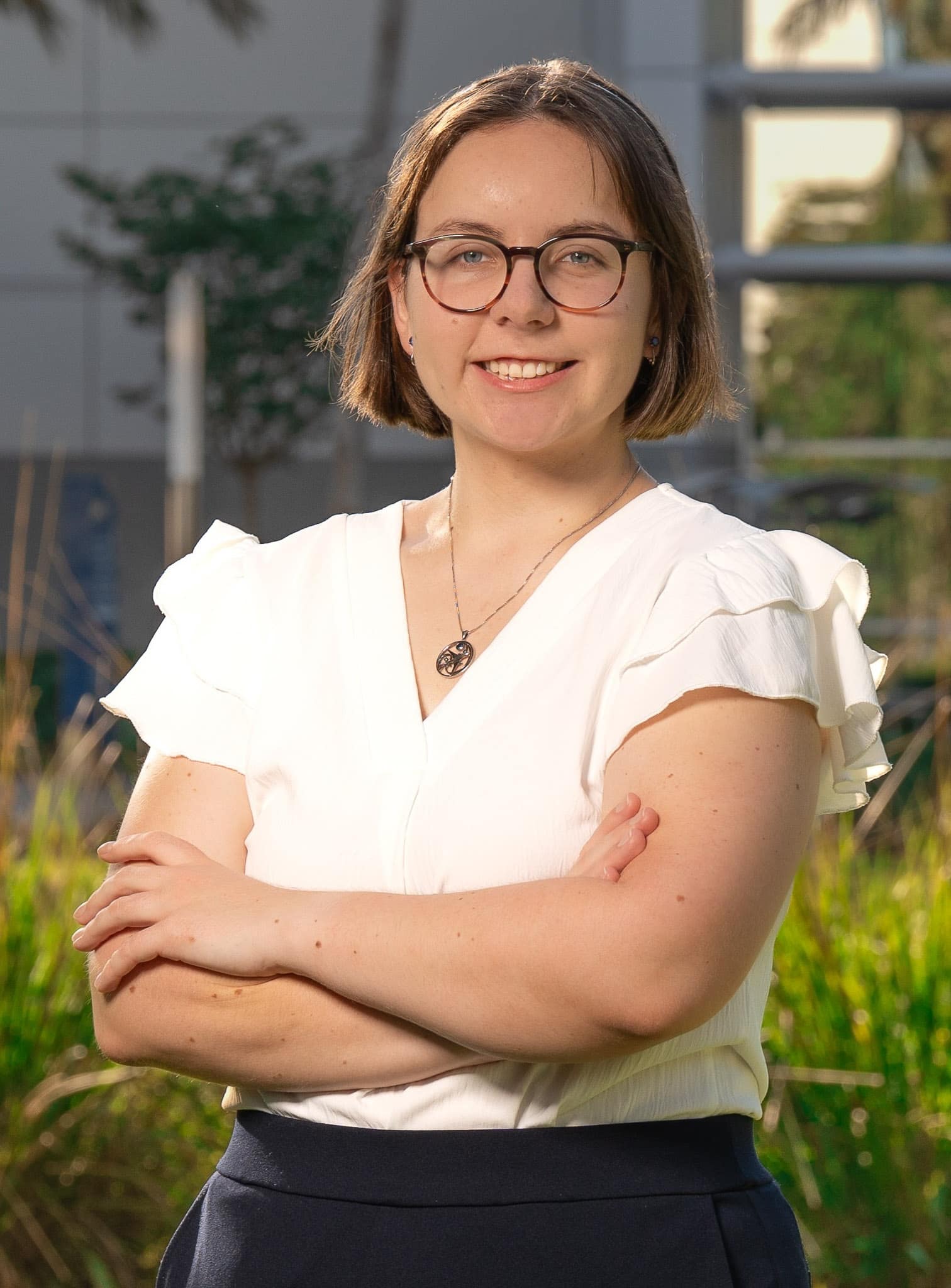 NSF Graduate Fellow Alexandra Newcomb.