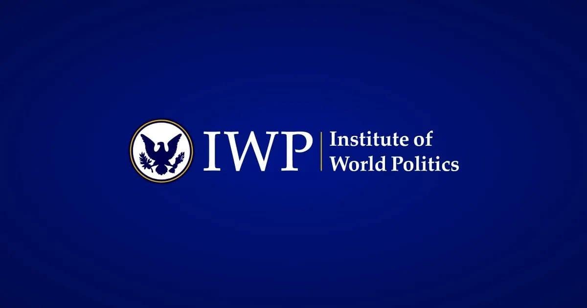 The Institute of World Politics logo.