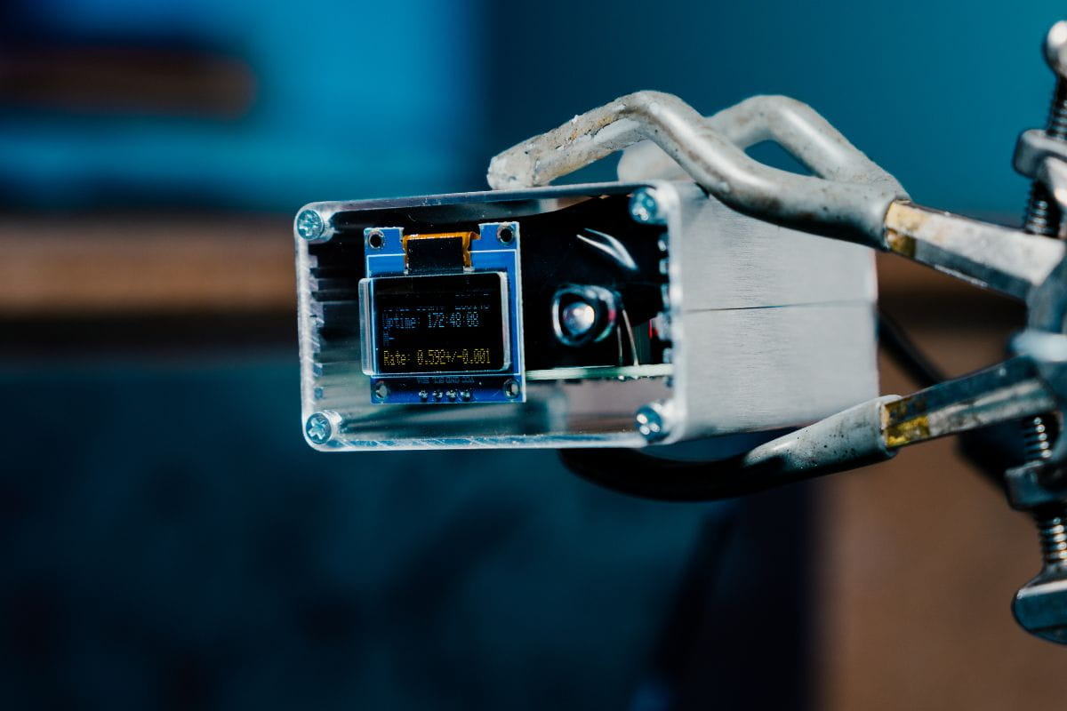 Cosmic Watch detectors installed at the Prescott Campus Cosmic Ray Lab are small, transportable devices designed by MIT students to detect charged cosmic rays. (Photo: Embry-Riddle / Wilson Van Ness)