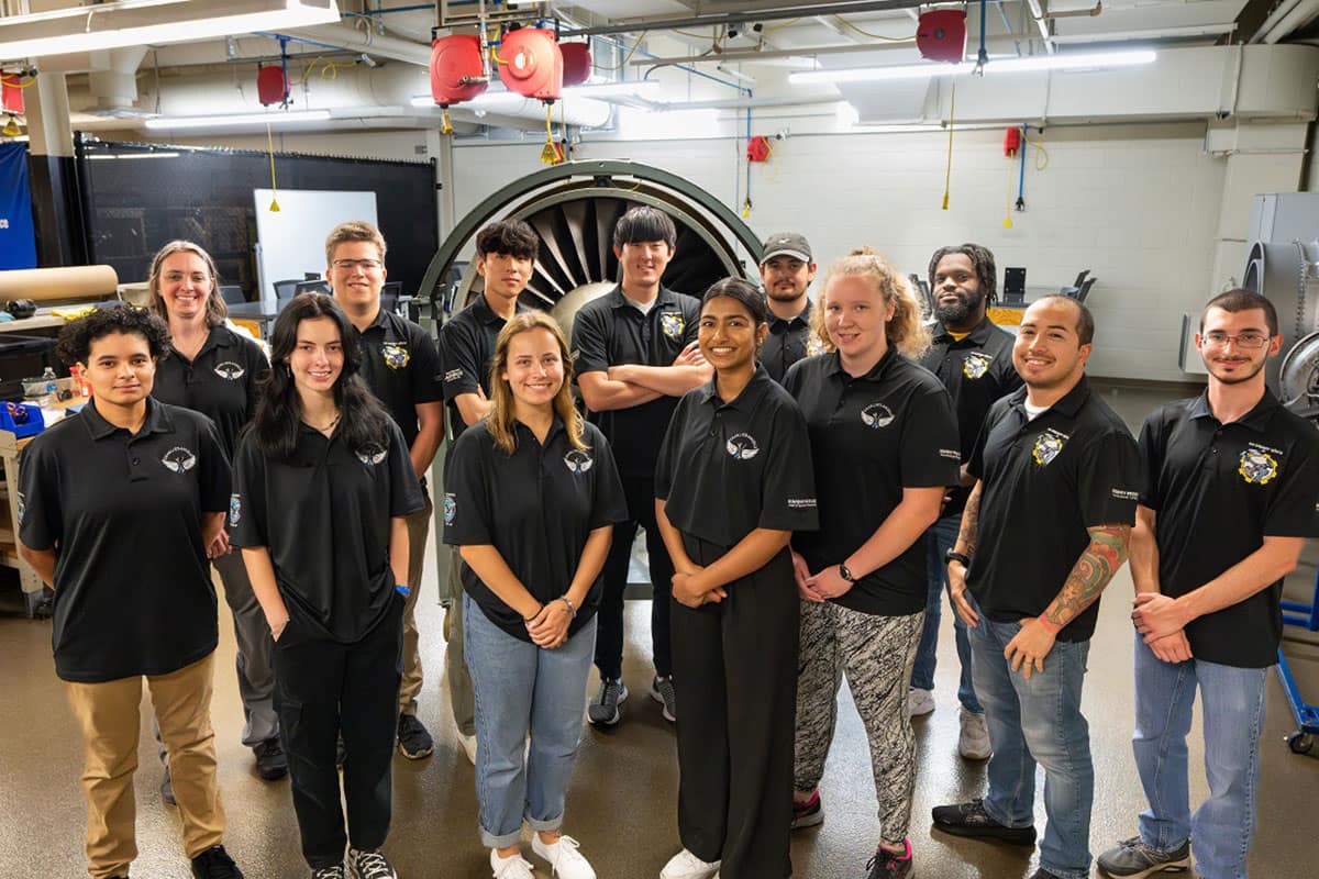 Aviation Maintenance students