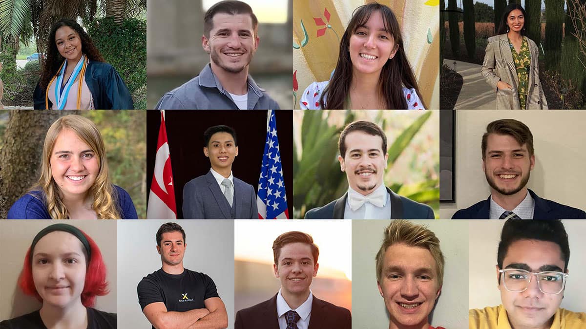 A collage of Embry-Riddle and Politecnico di Milano students