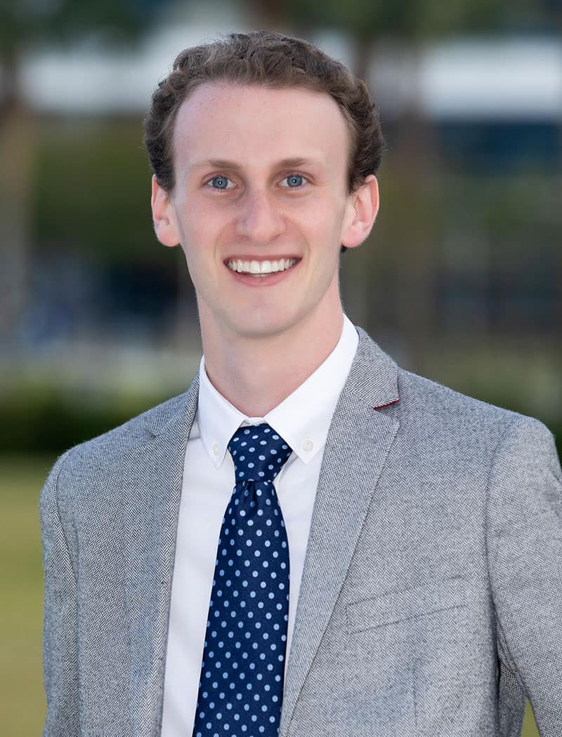 Trevor Simoneau, a master’s student in Aviation