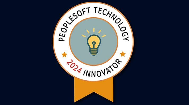 PeopleSoft Feature Innovator award logo