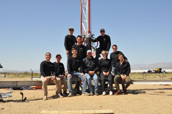 Members of the record-setting Cygnus Suborbitals team
