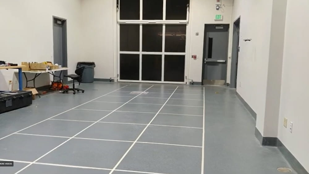 Drones in a  building