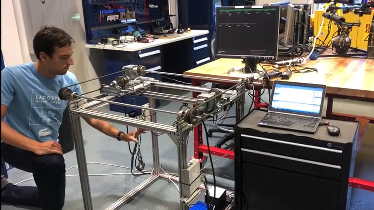Student works on a NASA ULI project