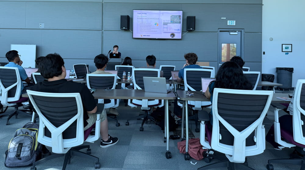 Students at the MicaPlex