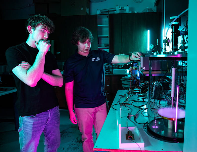 Students in the Space and Atmospheric Instrumentation Lab