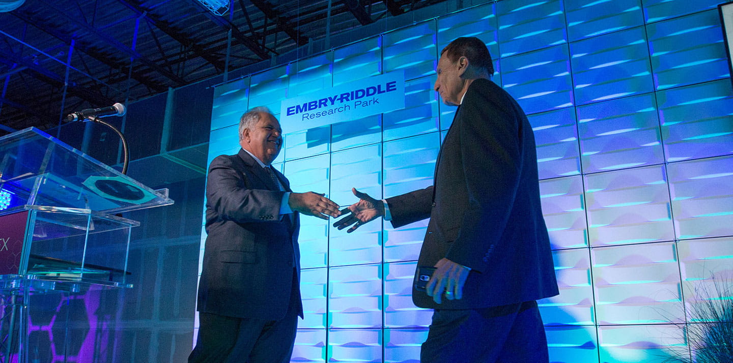 Businessmen shake hands