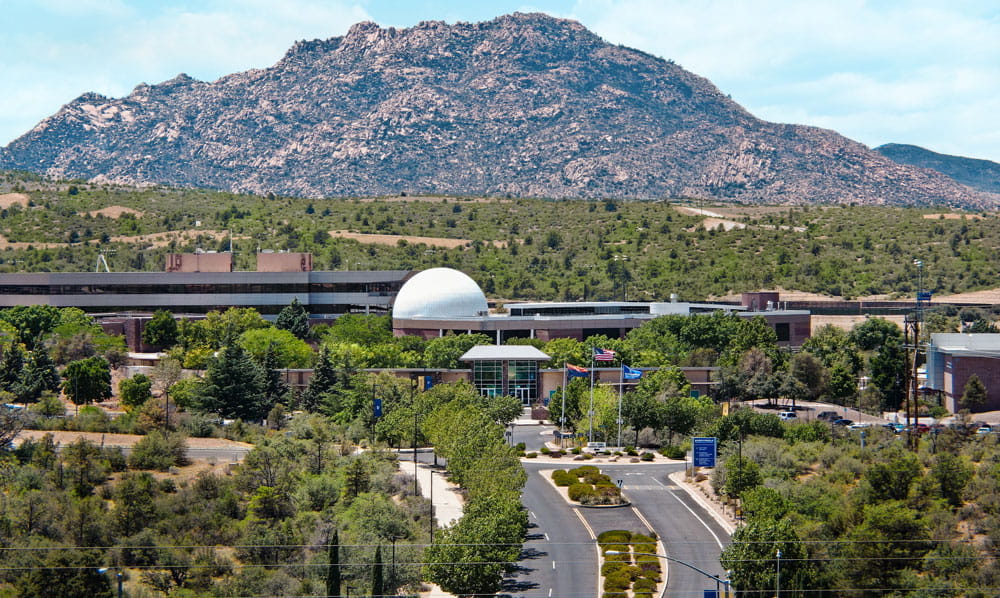 Aerial View of Prescott Campus