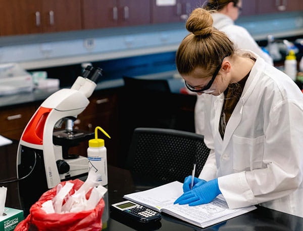 Students in the Biology Laboratory