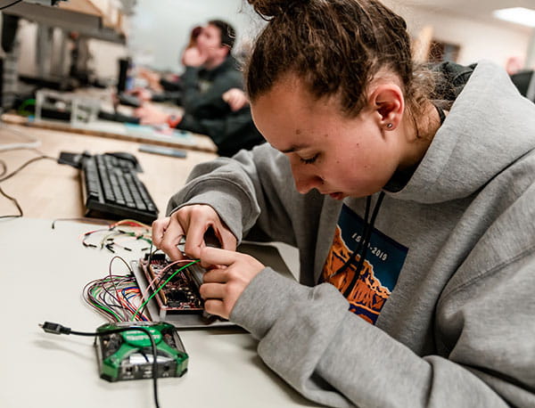 Students in the Microprocessor Systems Lab