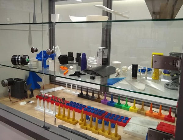 A display in the Rapid Prototyping Lab