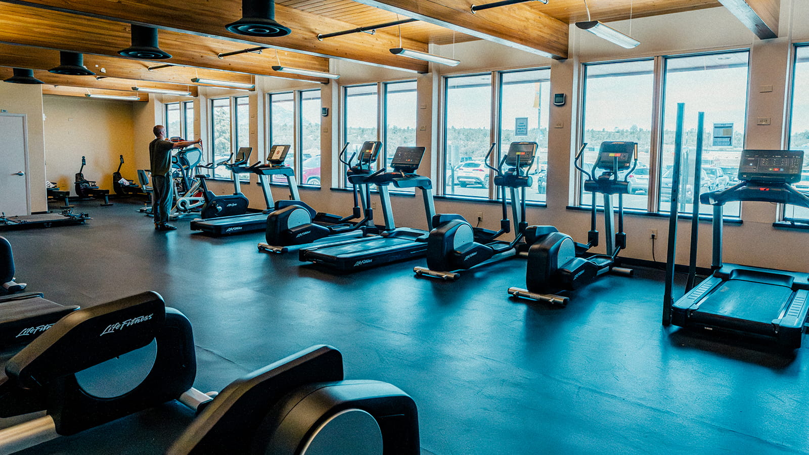 Ellipticals inside the Prescott Athletics Center