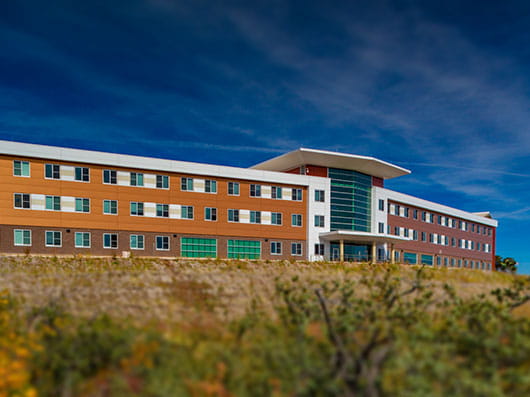 Exterior of Thumb Butte Complex Apartments