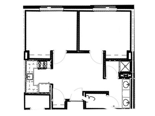 Thumb Butte Complex Apartments floor plan