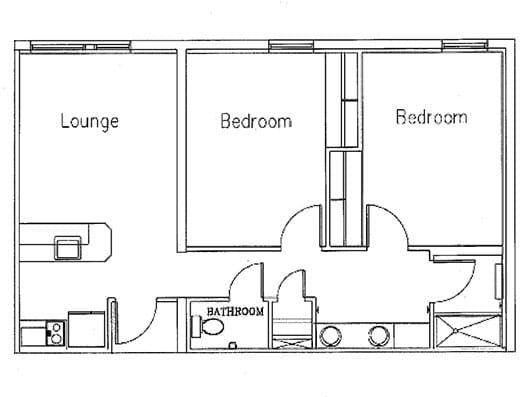 Village Complex Apartments floor plan