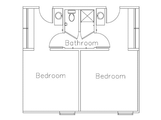 Village Complex Suites floor plan
