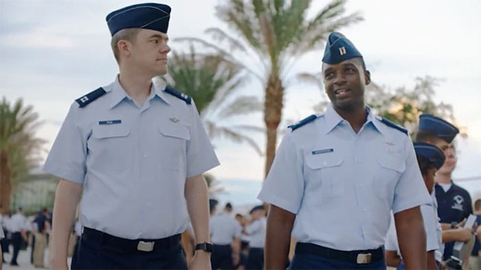 Two Air Force cadets