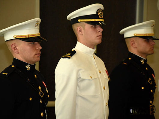 Daytona Beach Navy ROTC recruits