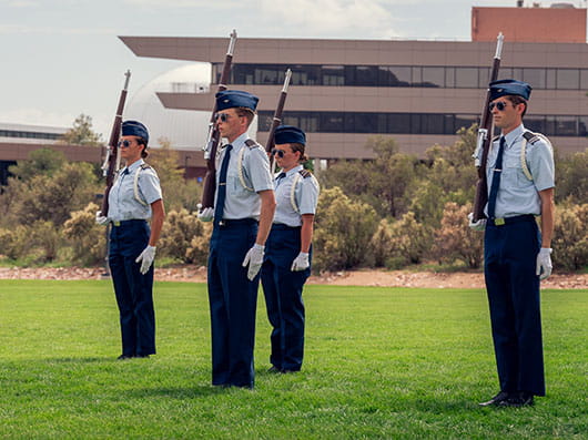 Prescott Air Force ROTC cadets