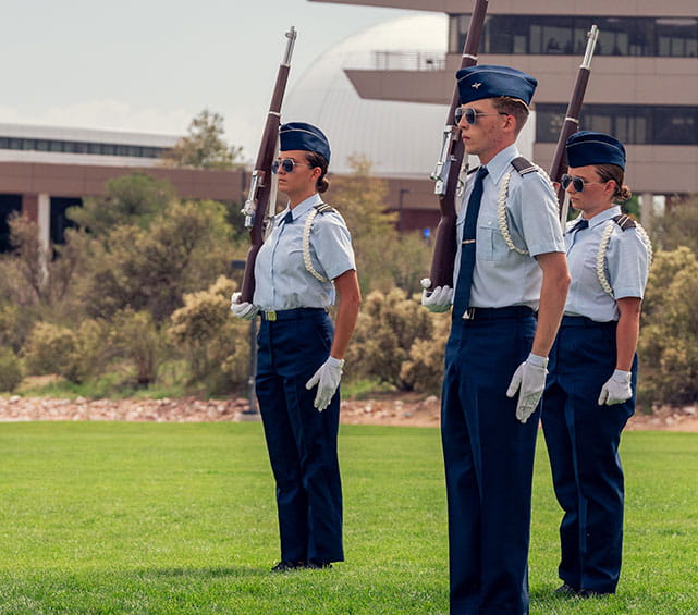 Prescott Air Force ROTC cadets