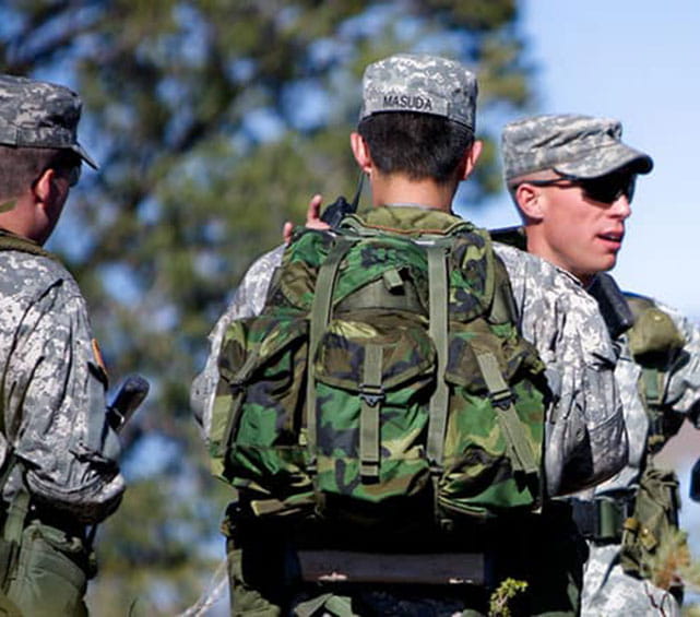 Prescott Army ROTC recruits
