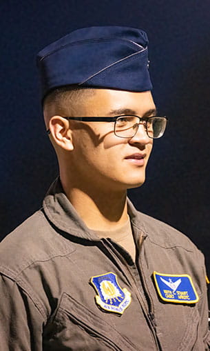 Daytona Beach Air Force ROTC recruit