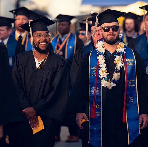 Students at Worldwide graduation