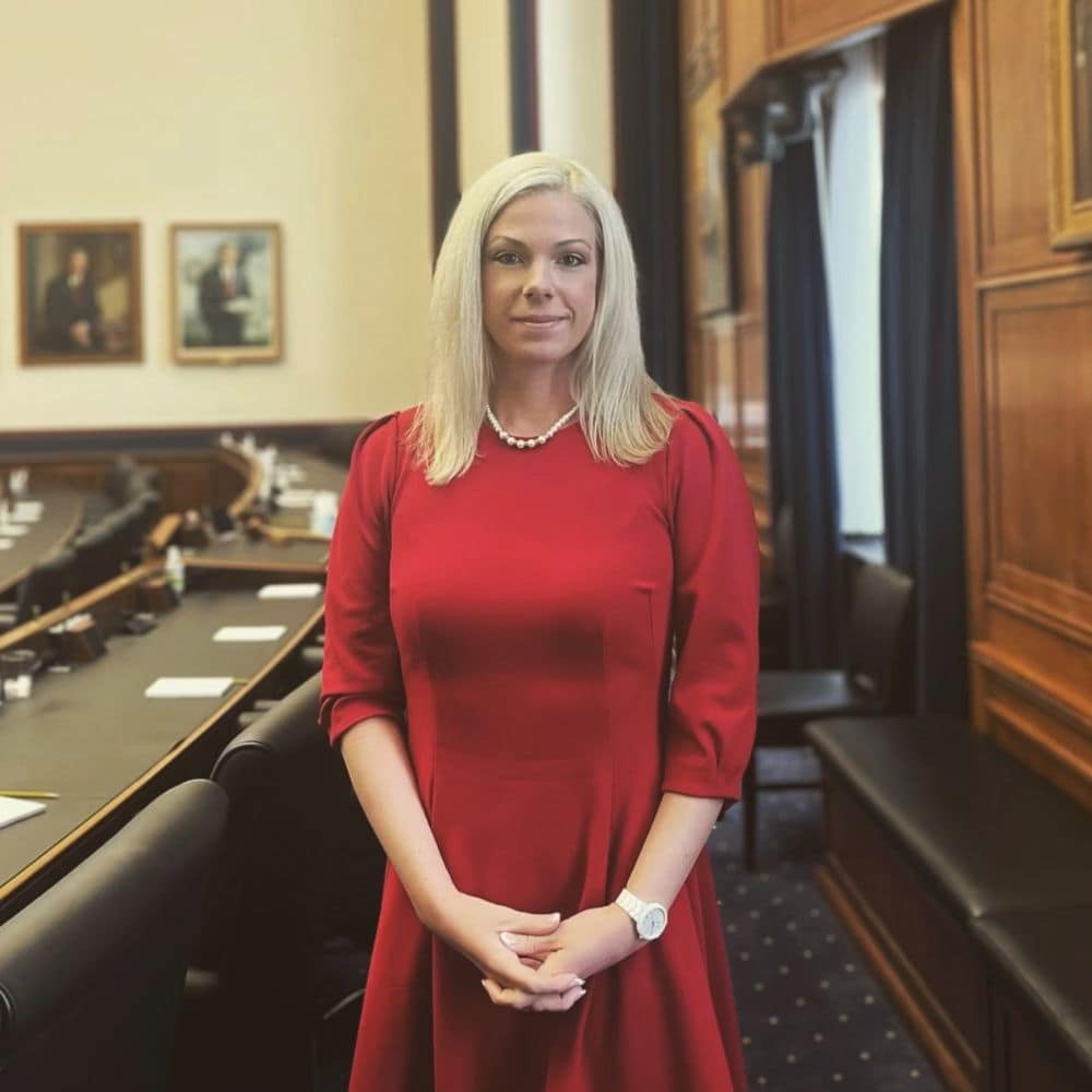 Master of Business Administration in Aviation student April Bedunah’s internship with the U.S. House put her at the heart of aviation policy. (Photo: April Bedunah)