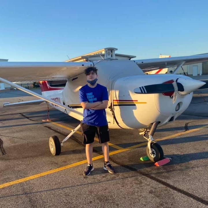 Aeronautical Science major William Bourdeau is closer than ever to a career as a pilot, thanks in part to Dual Enrollment classes at Embry‑Riddle.