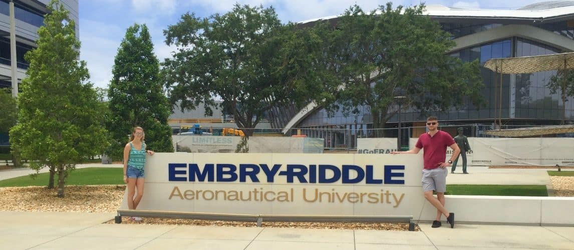 Classes taken at Embry-Riddle helped Chris and Emily pass the Fundamentals of Engineering (FE) exam. Both are also studying to receive their Professional Engineer (PE) license this spring.