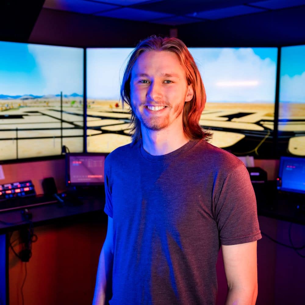 Cook started his aviation career in Palm Springs, California before being drawn to Embry-Riddle's renowned reputation as the top educator of aviators. (Photo: Embry-Riddle / Connor McShane)