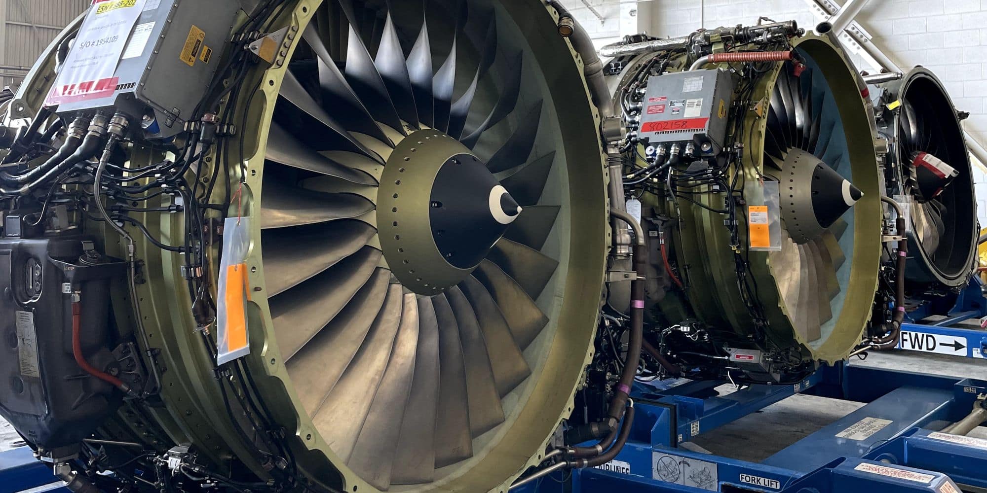 During a tour of the Alaska Airlines hangar, Megan Gill took this shot of Boeing 737 engines undergoing maintenance work. (Photo: Megan Gill)