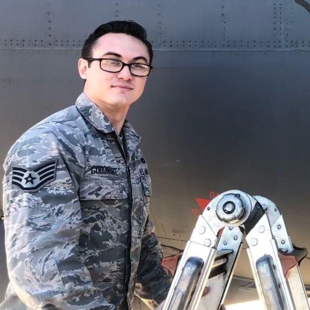 In addition to aircraft maintenance, Goodnight oversaw his department’s training program and briefly served as a training lead for the Barksdale Air Force Base Honor Guard.