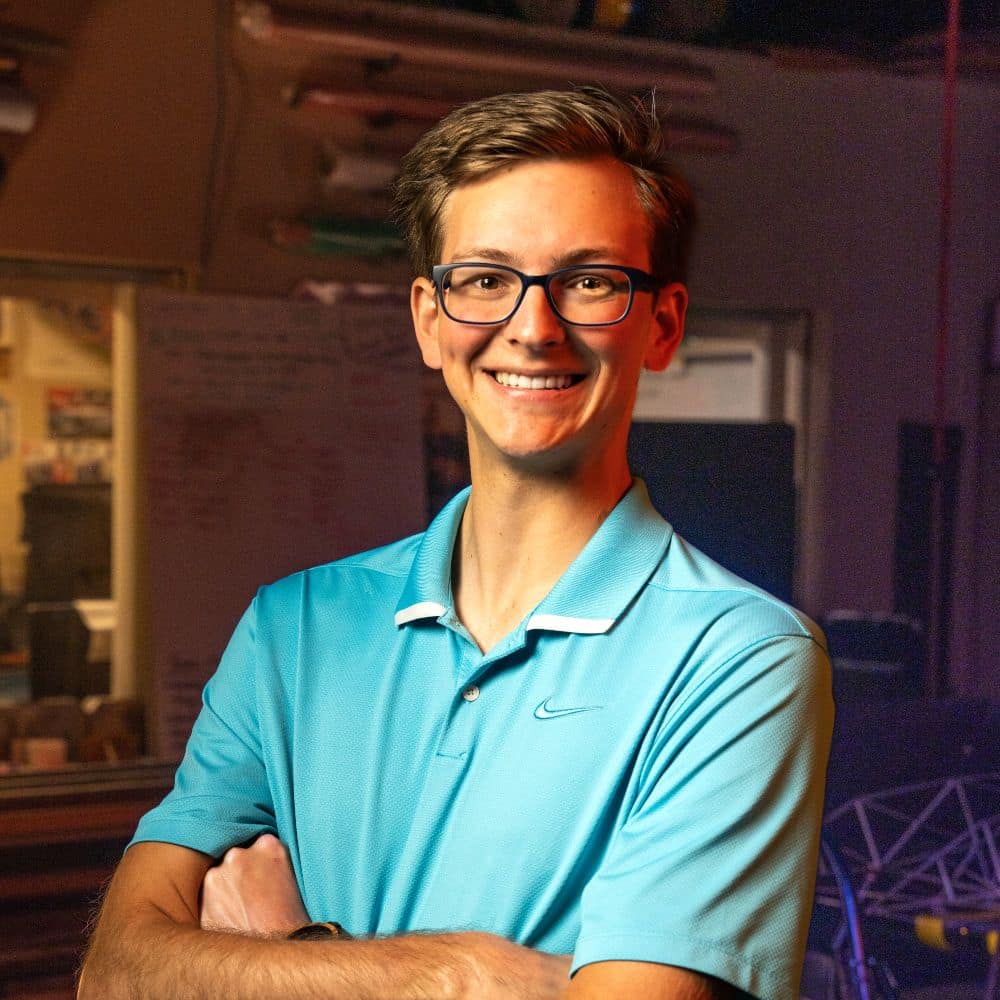 Mechanical Engineering student Matthew Jolliffe ('23)