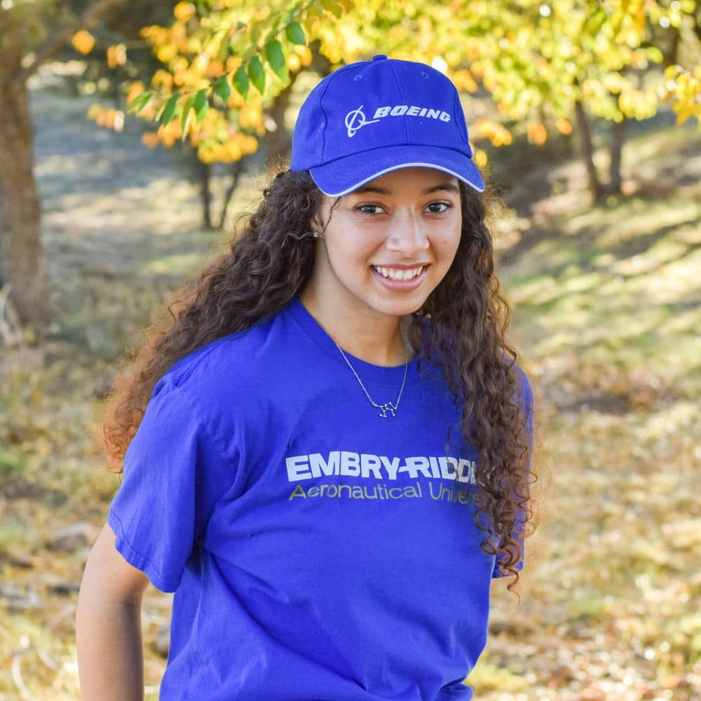 Boeing Scholar Kaija Martin comes to Embry-Riddle with more than eight years of experience in robotics. 