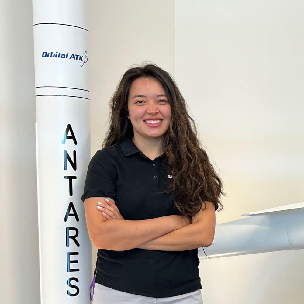 Electrical Engineering alumna Chloeleen Mena ('20) worked on the Mars Helicopter Project with NASA's Jet Propulsion Laboratory. (Photo: Chloeleen Mena)