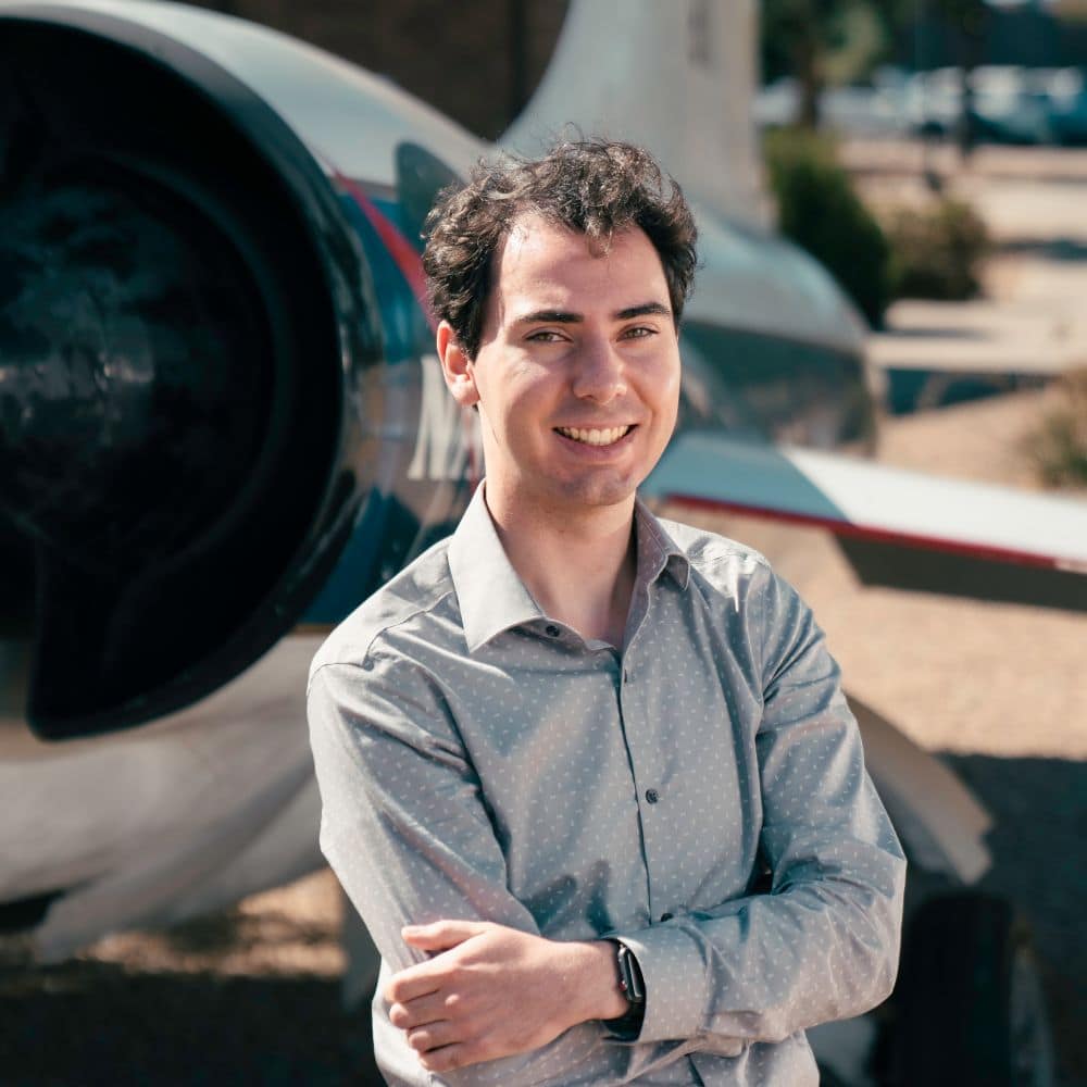 Adam Moore is pursuing a B.S. in Aerospace Engineering on the Astronautics track with a minor in Computer Science at Embry-Riddle's Prescott Campus. (Photo: Embry-Riddle / Connor McShane)