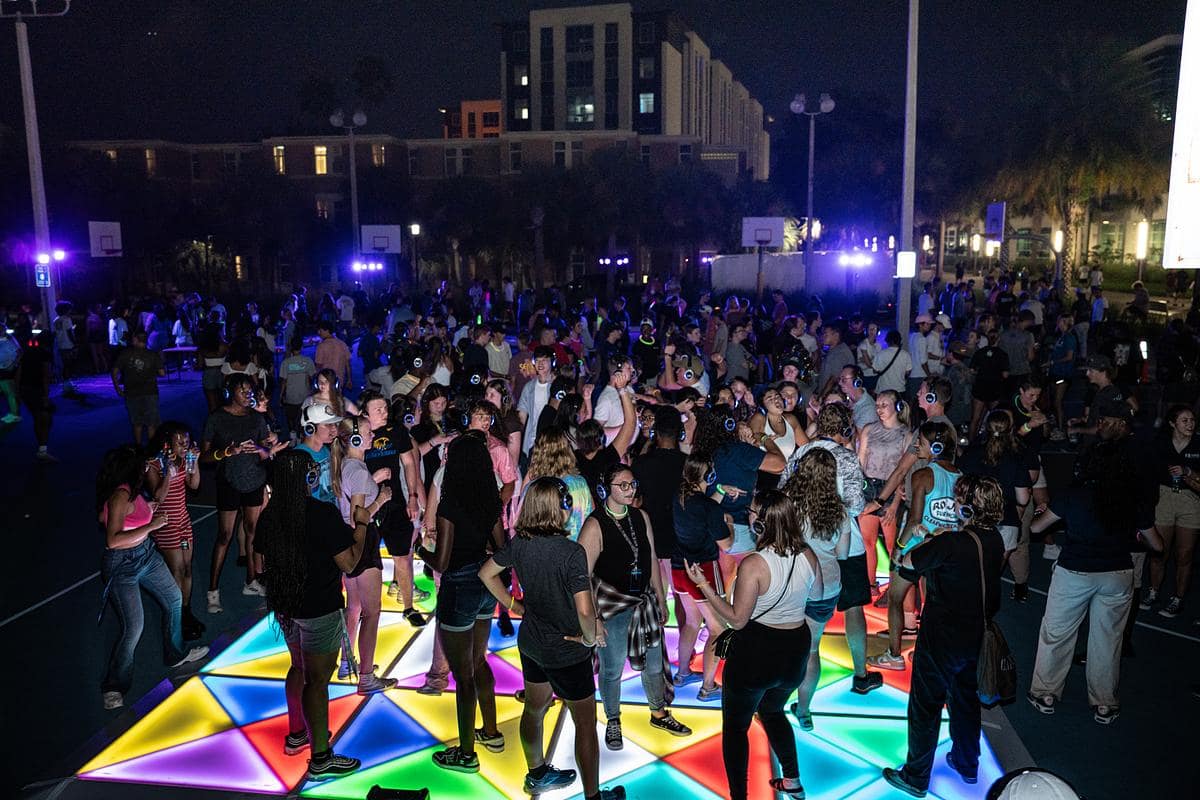 Embry-Riddle's Orientation Week includes many student social events including a Glowcade concert and much more.