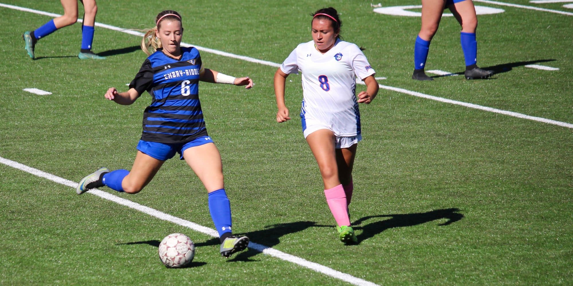 Computer Engineering graduate Holly Ross ('19) excelled in the classroom and on the field as a member of the women's soccer team. (Photo: Todd Poitras)