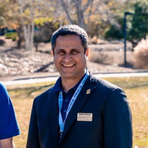 Department of Cyber Intelligence and Security Associate Professor and Chair, Dr. Krishna Sampigethaya. (Photo: Embry-Riddle)