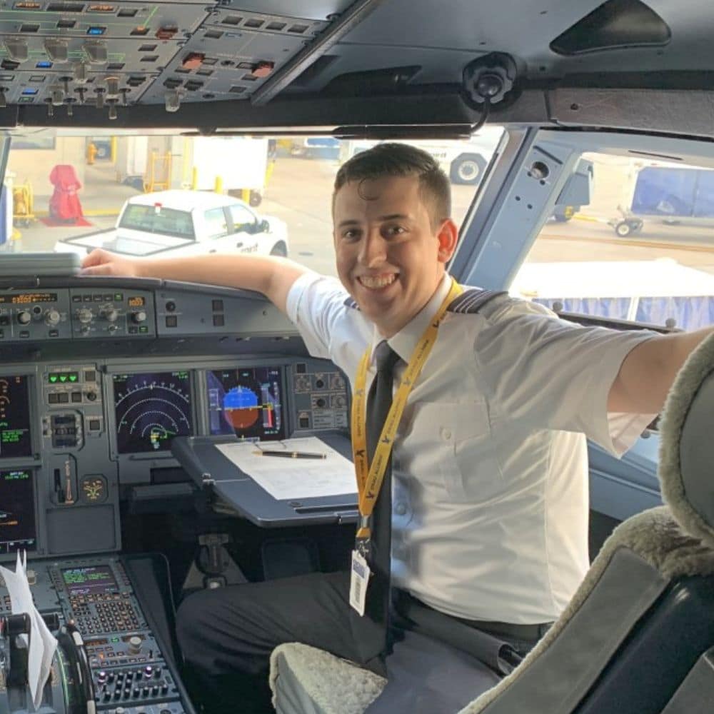 Aeronautical Science graduate Sergio Sovero (’16) reflects on his journey from Peru to a seat as Delta’s youngest pilot. (Photo: Sergio Sovero)