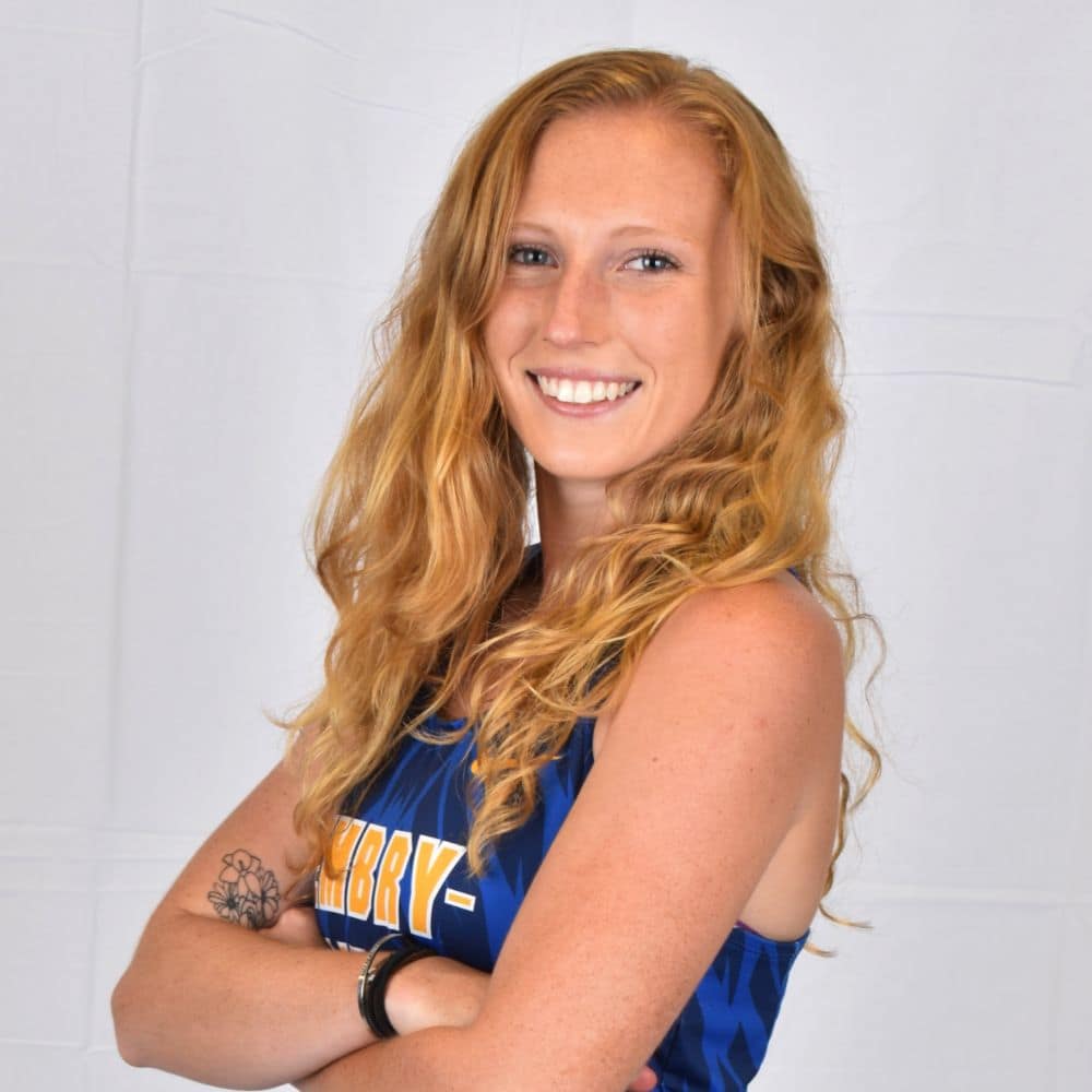Abigail Valley posing for Cross Country and Track & Field. (Photo: Embry-Riddle)